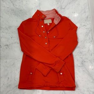 Orange nautical banana sweatshirt